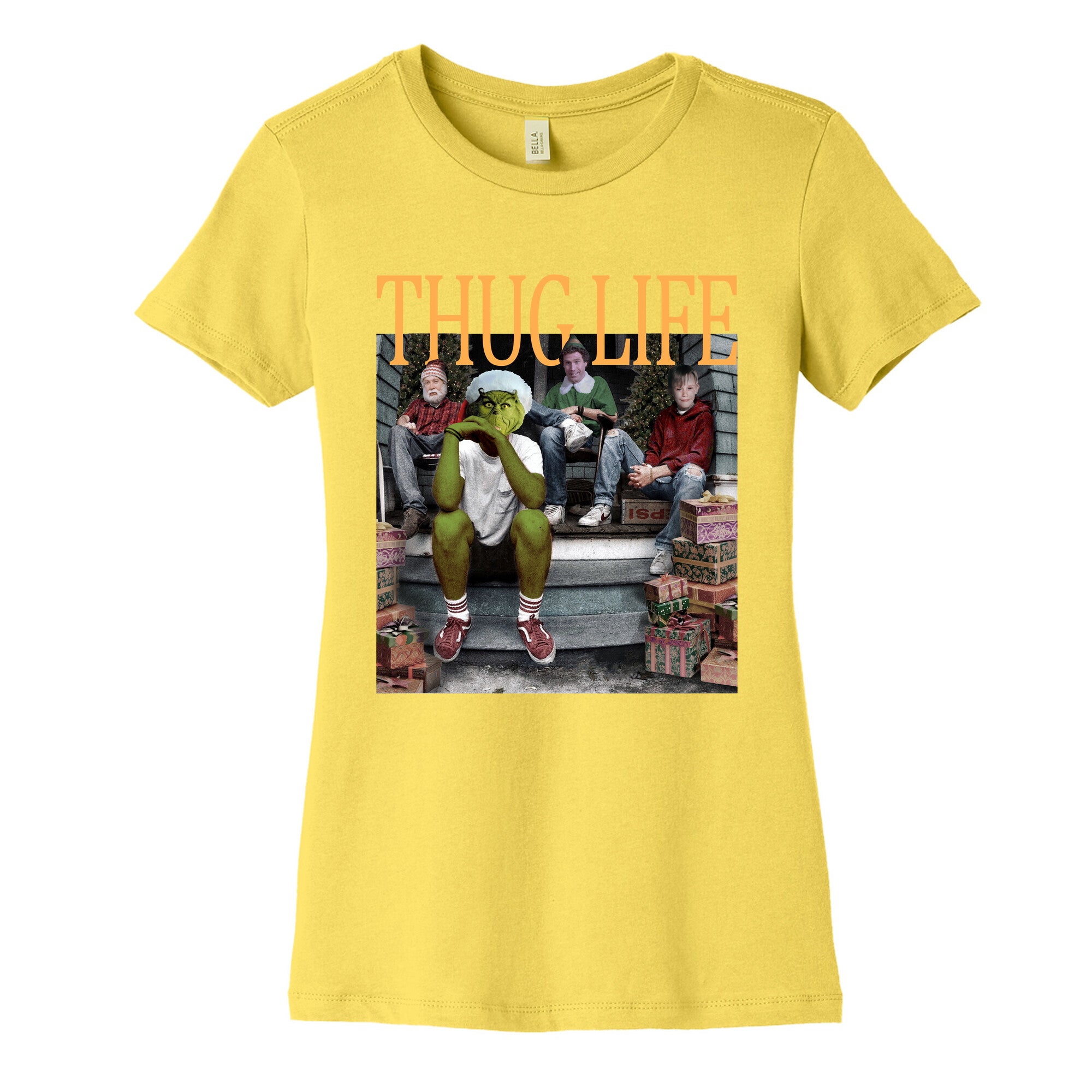 Thug Life Christmas Womens Cotton Tee